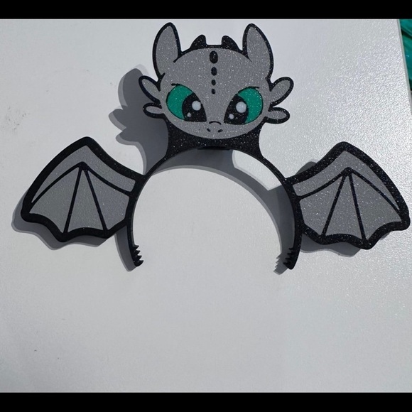 Toothless dragon labubu head piece 3D printed - Picture 3 of 3
